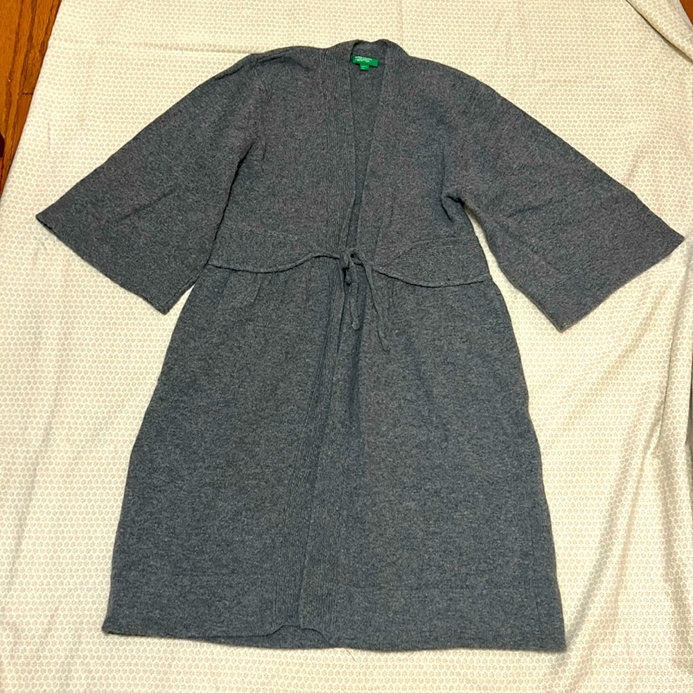 United Colors of Benetton Long Cardigan S Wool Blend